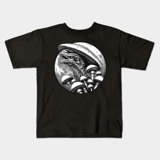 Alien mushrooms Kids T-Shirt